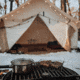 White Duck Alpha Wall Tent, Water Repellent, 12ft x 14ft, WD-0012