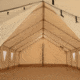 White Duck Alpha Wall Tent, Water Repellent, 16 x 20ft, WD-0024