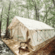 White Duck Alpha Wall Tent, Water Repellent, 16 x 20ft, WD-0024