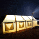 White Duck Alpha Wall Tent, Water Repellent, 16 x 20ft, WD-0024