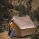 White Duck Rover Scout Tent w/ Jack Stove, Fire Water Repellent, Sandstone Beige, 6ftx8ft, WD-RBT-65