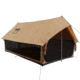 White Duck Rover Scout Tent w/ Jack Stove, Water Repellent, Sandstone Beige, 8ftx9ft, WD-RBT-37