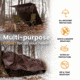White Duck Super Heavy Duty Poly Tarp, Brown, 100x100ft, PT-100x100