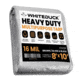 White Duck Super Heavy Duty Poly Tarp, Silver/Black, 8x10ft, PT-8x10-SB