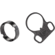White Label Armory End Plate Kit - Ambidextrous Dual Loop, Castle Nut, Black, WLA-BUF-7008-01