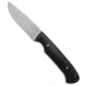 White River Knife &amp; Tool Hunter Fixed Blade Knife, 3.50in, CPM S35VN, Drop Point Blade, Micarta, Black Handle, Black/Steel, 8.25 inch, BHQ-113022