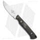 White River Knife &amp; Tool Small Game Fixed Blade Knife, 3.00in, CPM S35VN, Drop Point Blade, Micarta, Black Handle, Black/Gray, 7.375 inch, BHQ-110670