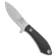 White River Knife &amp; Tool Sendero Pack Fixed Blade Knife, 3.25in, CPM S30V, Drop Point Blade, Micarta, Black Handle, Black/Steel, 7.375 inch, BHQ-114008