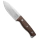 White River Knife &amp; Tool Ursus Cub MagnaCut Fixed Blade Knife, 3.50in, CPM MagnaCut, Drop Point Blade, Micarta, Brown Handle, Brown/Gray, 7.60 inch, BHQ-195351