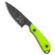 White River Knife &amp; Tool M1 Backpacker Pro Fixed Blade Knife, 3.125in, CPM S35VN, Drop Point Blade, G-10, Green Handle, PVD, Green/Black, 7.00 inch, BHQ-120542