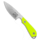 White River Knife &amp; Tool M1 Backpacker Pro Fixed Blade Knife, 3.125in, CPM S35VN, Drop Point Blade, G-10, Green Handle, Stonewash, Green/Black, 7.00 inch, BHQ-114005