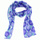 White Sierra Bug Free Gauzy Scarf - Printed - Womens, Blue Violet - BVI, One Size, D0210WP-BVI-1 SIZE