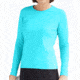 White Sierra Bug Free Jersey Long Sleeve Tee - Women's-Blue Radiance-Medium