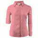 White Sierra Gobi Desert Long Sleeve Shirt - Women's-Coral-X-Large