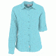 White Sierra Gobi Desert Long Sleeve Shirt - Womens, Aqua, Medium, X4209W-Aqua - AQU-MEDIUM