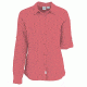 White Sierra Gobi Desert Long Sleeve Shirt - Womens, Watermelon, Small, X4209W-Watermelon - WML-SMALL