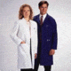 White Swan Unisex Polyester/Cotton Lab Coats, White Swan-Meta 6116-11-M