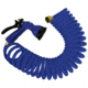 Whitecap Blue Coiled Hose w/Adjustable Nozzle 25' 71076