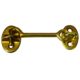 Whitecap Cabin Door Hook - Polished Brass - 3", S-1402BC