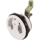 Whitecap Compression Handle Stainless Steel/White Nylon Non-Locking - 1/4 Turn 74567
