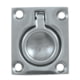 Whitecap Flush Pull Ring - CP/Brass - 1-1/2" x 1-3/4", S-3360C