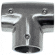 Whitecap O.D. 90 SS Tee Rail Fitting 1" 44647