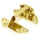Whitecap Standard Hatch Hinge - Polished Brass - 2-5/8" x 3-1/8", S-990BC