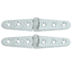 Whitecap Strap Hinge - CP/Brass - 6" x 1-1/8" - Pair 50384