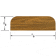 Whitecap Teak Batten - 7/8&quot;W 50518