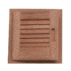 Whitecap Teak Louvered Door &amp; Frame - Left Hand - 12" x 12" 50662