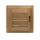 Whitecap Teak Louvered Door &amp; Frame - Right Hand - 12" x 12" 50660