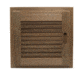 Whitecap Teak Louvered Door &amp; Frame - Right Hand - 15" x 15" 50664