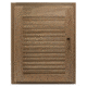 Whitecap Teak Louvered Door &amp; Frame - Right Hand - 15" x 20" 50669