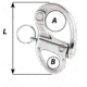 Wichard Marine 1-3/8in Snap Shackle w/Fixed Eye - 35mm, 2470