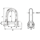 Wichard Marine Not Self-Locking D Shackle - 14mm Diameter - 9/16in, 1207