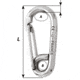 Wichard Marine Symmetric Carbin Hook - 120mm Length - 15/32in, 2317