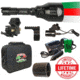 Wicked Hunting Lights A67iC 3-Color-In-1 Night Hunting Gun Light Kit, Green/Red/White, W2021
