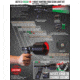 Wicked Hunting Lights A67iC 3-Color-In-1 Night Hunting Light Scan Kit, Green/Red/White, W2022