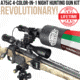 Wicked Hunting Lights A75iC 4-Color-In-1 Night Hunting Light Kit, Green, Red, White, 850nm Infrared, W2082