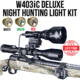 Wicked Hunting Lights W403iC Deluxe Night Hunting Light Kit, Green/Red/White, W2015