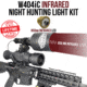 Wicked Hunting Lights W404iC Night Hunting Light Kit, 850nm Infrared, W2079