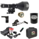 Wicked Hunting Lights W404iC LED Green Night Hunting Light Kit, Black, W2076