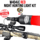 Wicked Hunting Lights W404iC Night Hunting Light Kit, Red, W2077