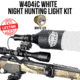 Wicked Hunting Lights W404iC Night Hunting Light Kit, White, W2078
