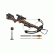 Wicked Ridge Warrier G3 Crossbow Package w/3x Multi-Line Scope,3 Aluminum Arrows,Quiver, Mossy Oak Country Camo, WR16015-5530