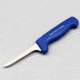 Wiebe Knives Skinning Fixed Blade Knife, 4in, Blue, Small, WB-BLUSKNR
