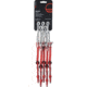 Wild Country Climbing Helium Clean Wire Quickdraw, 5 Pack, Red, 10cm, 40-HEL2CCLQDS1
