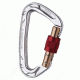 Wild Country Climbing Neon Locking Carabiner-Silver