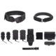 Wilder Tactical Charlie Elite Belt Kit, 1in Plastic Side Release, QLS Receiver, Black, Extra Small/Large, HMGCHEKBK00