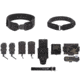 Wilder Tactical Charlie Elite Belt Kit, 1in Plastic Side Release, QLS Receiver, Multicam Black, Extra Small/Large, HMGCHEKMCB00